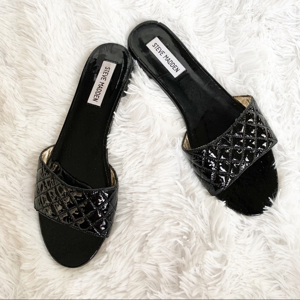 Steve Madden Finally Slip On Sandals, Size 9